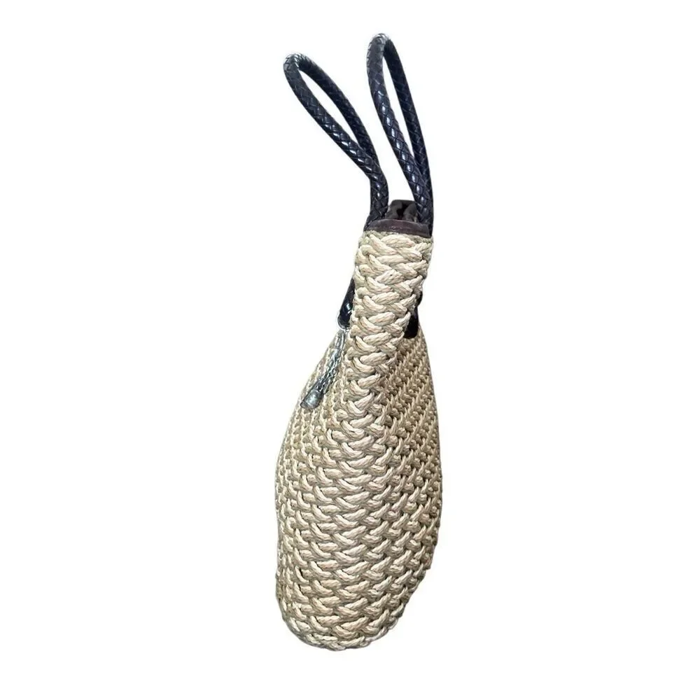 BRIGHTON Tri-Color Rita Woven Bag